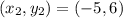 (x_{2},y_{2})=(-5,6)