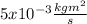 5x10^{-3}\frac{kg m^2}{s}