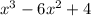 x^3-6x^2+4