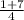 \frac{1+7}{4}