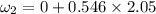 \omega _2=0+0.546\times 2.05