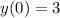 y(0)=3