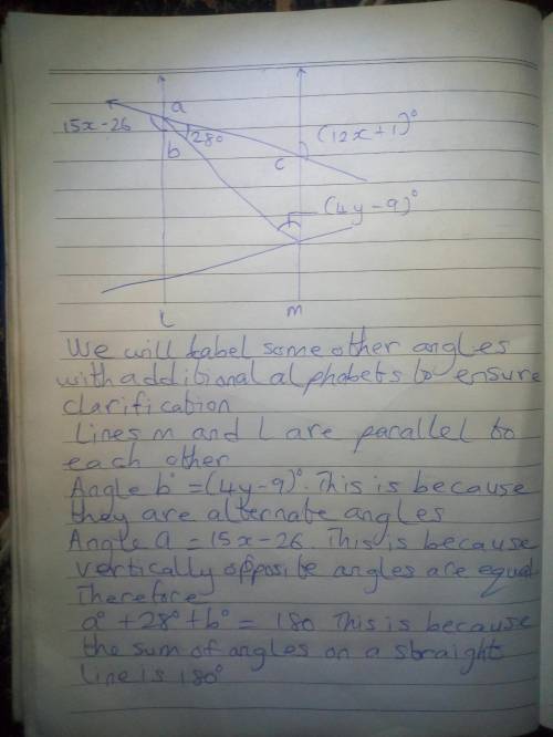 Find the value(s) of the missing variables