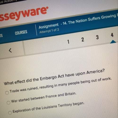 What affect did the embargo act have upon america