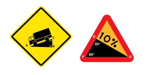 A) drivers of semi-trucks and other large vehicles pay close attention to signs similar to the one b