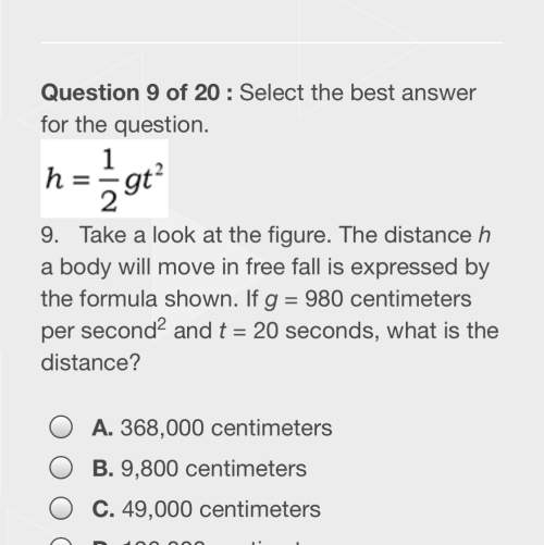 Take a look at the figure. the distance h a body will move in free fall is expressed by the formula