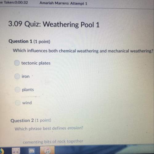 Which influences both chemical weathering and mechanical weathering?