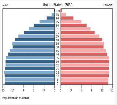 Easy us history ! 20 points for ! q: which of these will result if the future trend on this pyrami