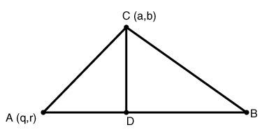In the given diagram, which of the following can you use to prove that triangle abc is an isosceles