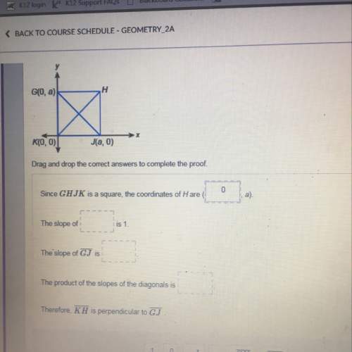 Larissa is writing a coordinate proof to show that the diagonals of a square are perpendicular to ea