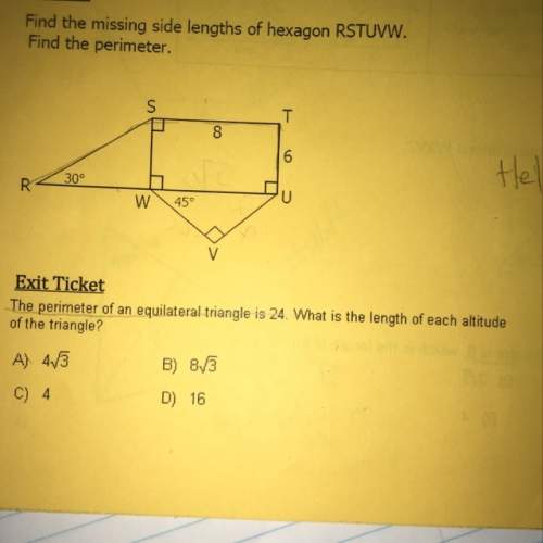 This is dealing with special right triangles someone