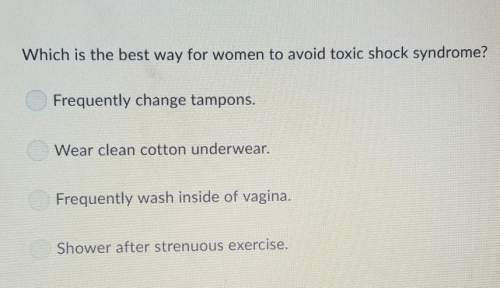 Which is the best way for women to avoid toxic shock syndrome?