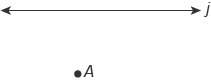 Ma what are the steps for using a compass and straightedge to construct a line through point a that