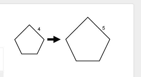 &nbsp; look below for picture&nbsp; the first pentagon is dilated to form the second pentagon.&nbsp;