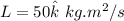 L = 50 \hat{k}\ kg.m^2/s