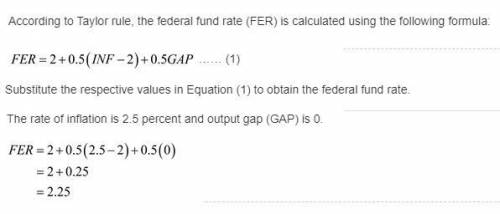 Suppose that the fed had followed the taylor rule before the financial crisis of 2008. in the first