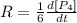 R=\frac{1}{6}\frac{d[P_4]}{dt}