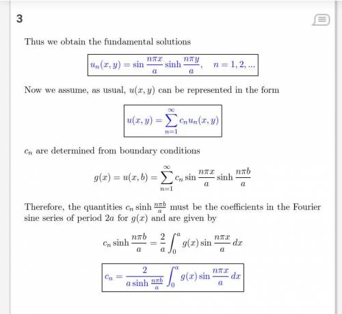 (a) find the solution u(x,y)of laplace’s equation in the rectangle 0 (b) find the solution if g(x)=x