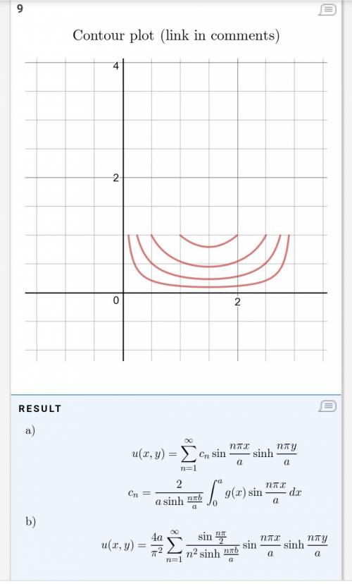 (a) find the solution u(x,y)of laplace’s equation in the rectangle 0 (b) find the solution if g(x)=x