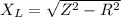 X_L=\sqrt{Z^2-R^2}
