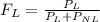 F_L=\frac{P_L}{P_L+P_{NL}}