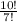 \frac{10!}{7!}