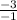 \frac{-3}{-1}