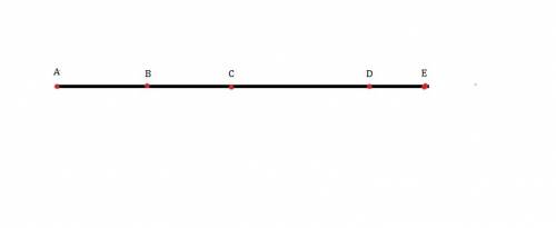 How can you use the segment addition postulate to show that ae=ab+bc+cd+de