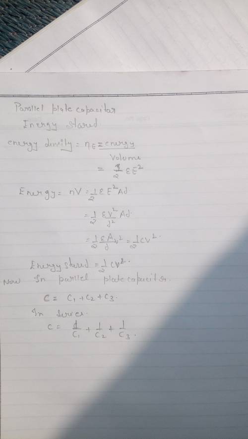 How much energy is stored in the capacitor network? ?