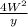 \frac{4W^{2} }{y}