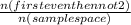 \frac{n(first even then not 2)}{n(sample space)}