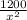 \frac{1200}{x^2}