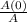 \frac{A(0)}{A}