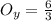 O_y = \frac{6}{3}