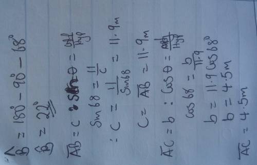 10 points!  solve the right triangle. state the side lengths to the nearest tenth and the angle meas