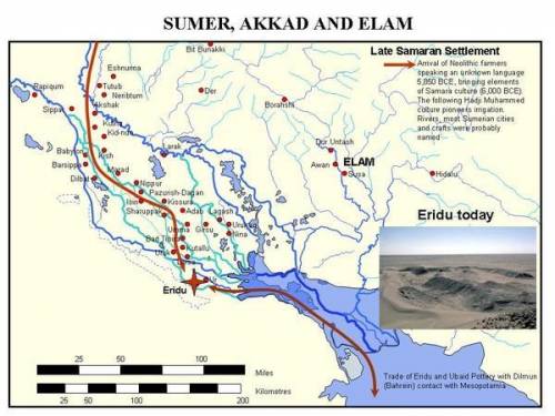 Compare the life of a person living in sumer in 2500 b.c. with that of his or her descendant living