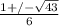 \frac{1 +/- \sqrt{43}}{6}