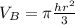 V_B = \pi\frac{hr ^ 2}{3}