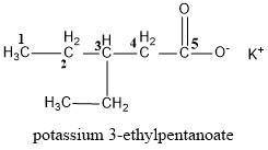 Part achachachch,co k+ch,chspell out the full name of the compound.