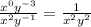 \frac{x^0y^{-3}}{x^2y^{-1}}=\frac{1}{x^2y^2}