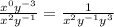 \frac{x^0y^{-3}}{x^2y^{-1}}=\frac{1}{x^2y^{-1}y^3}