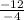 \frac{-12}{-4}