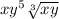 xy^5\sqrt[3]{xy}