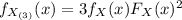 f_{X_{(3)}}(x)=3f_X(x)F_X(x)^2