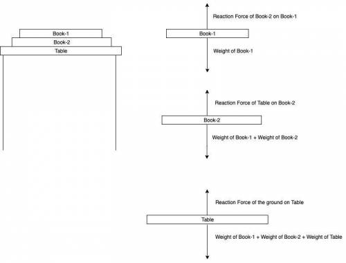 !  analyzing forces using free-body diagrams 1. imagine two books sitting at rest on top of each oth