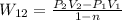 W_{12} =\frac{P_{2}V_{2}-P_{1}V_{1}}{1-n}