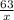 \frac{63}{x}