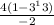 \frac{4(1-3^13)}{-2}