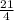 \frac{21}{4}