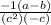 \frac{-1(a-b)}{(c^{2})(-c)}